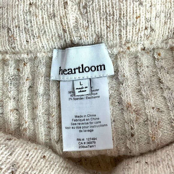 Heartloom Nakita Knit Pant Women's L Taupe OatmealWide Leg Drawstring Lounge - Picture 7 of 9